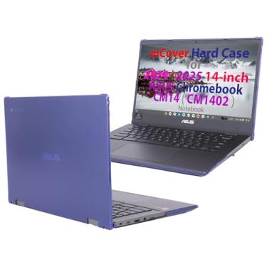 Imagem de mCover Capa compatível apenas com notebooks da série ASUS Chromebook CM14 (CM1402c) 2024 ~ 2025 de 14 polegadas (não serve para nenhum outro modelo ASUS) - azul