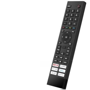 Imagem de Substituição para controle remoto Hisense-Smart-TV, para Smart TVs Android Hisense 4K UHD (ERF3J80H)