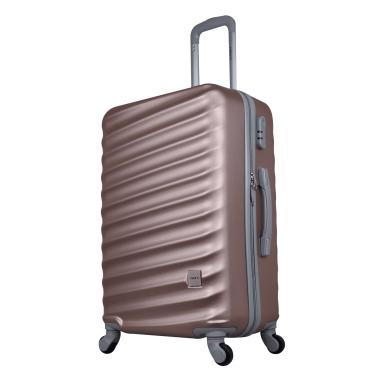 Imagem de Mala de bordo viagem 18" em ABS Rosa