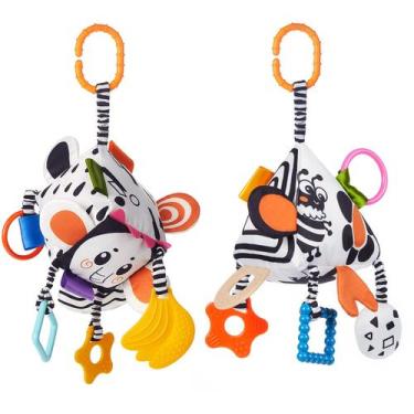 Imagem de Brinquedos para bebês TUMAMA High Contrast de 0 a 3 meses com mordedor