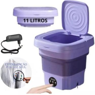 Imagem de Máquina de Lavar Mini Portátil Azul - ZONNE, Bivolt