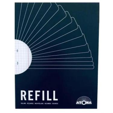 Imagem de Refil quadriculado A4 60 fls Atoma
