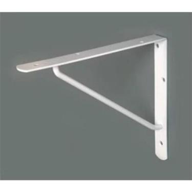 Imagem de Mão francesa reforçada em ferro branco kaby, 40x50cm