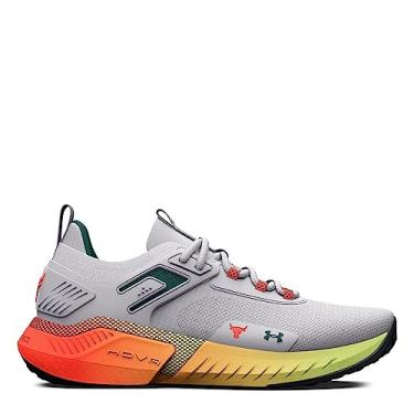 Imagem de Under Armour Tênis de Treino Feminino Project Rock 5 (Branco/After Burn/Verde, 41)