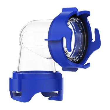 Imagem de DUMPMAN Adaptador de tanque para trailer, cotovelo transparente de 90 graus, encaixe de baioneta fácil de usar, junta embutida resistente ao odor