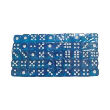 Imagem de Conjunto De Dados Acrílicos Coloridos De 6 Lados, 100 Peças, Dados Pad