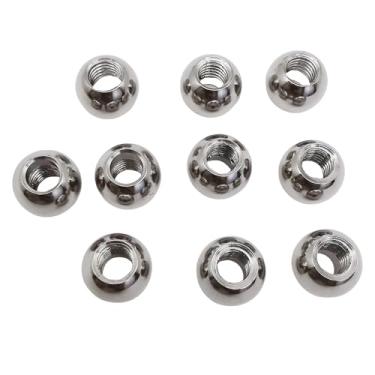 Imagem de 10 peças M6 14 mm 304 bocais de refrigeração de esfera de aço inoxidável (trava de parafuso) para tornos CNC, torres de máquina-ferramenta e postes de ferramentas de centros de usinagem bicos de