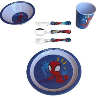 Imagem de Conjunto Homem Aranha - Spidey com talheres inox - Simonaggio