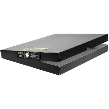 Imagem de Caixa de armazenamento Folio Lineco Black Clamshell 16x20in Archival