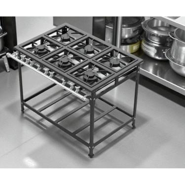 Imagem de Fogão Industrial 6 Bocas 30x30 P5 Leona