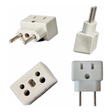 Imagem de PLUG ADAPTADOR DE TOMADA 10A /20A BOB 3 PINOS PARA PINOS