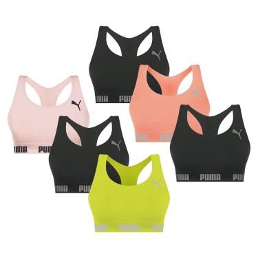 Imagem de Kit 6 Tops Puma Nadador Sem Costura Feminino