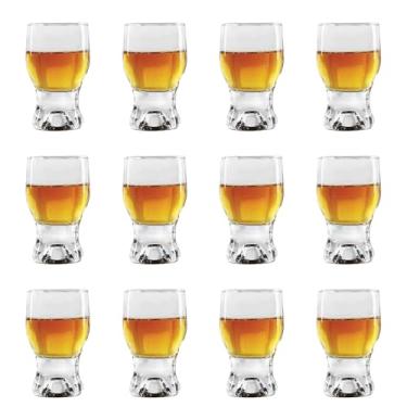 Imagem de Sihanoukville Conjunto de copos de shot de 170.1 – 56.7 g Heavy Base Clear Glass Shooters para bebidas alcoólicas e bebidas espirituosas | Presente durável de bar para homens e mulheres, lembrancinhas