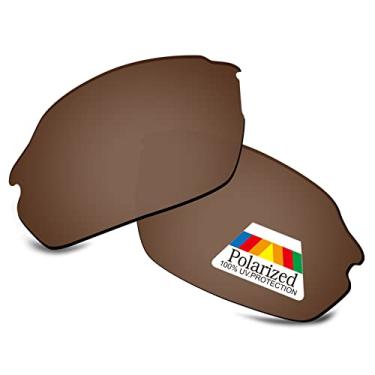 Imagem de Bwake Lentes de reposição para óculos de sol Smith Parallel Max - marrom canela polarizada