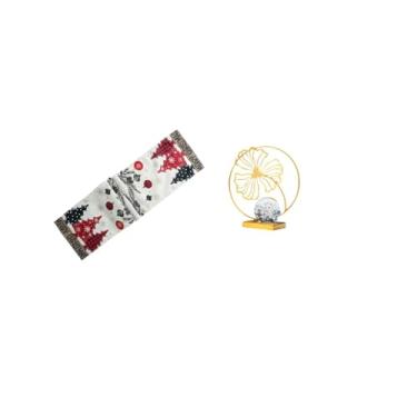 Imagem de Fenteer Caminho de Mesa Festivo de Inverno com Escultura de Folha de Ferro para Mesa de Centro E Estante de Livros, Decoração de Escritório, Armário de Quarto