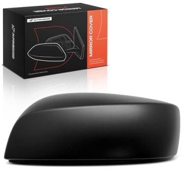 Imagem de A-Premium Tampa do espelho retrovisor do lado do motorista - compatível com Subaru Impreza 2015-2016, Crosstrek 2016-2017, XV Crosstrek 2015 - preto texturizado, sem furo de seta