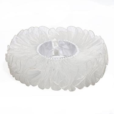 Imagem de Gola de blusa com babados elisabetanos, gola falsa, organza, vintage