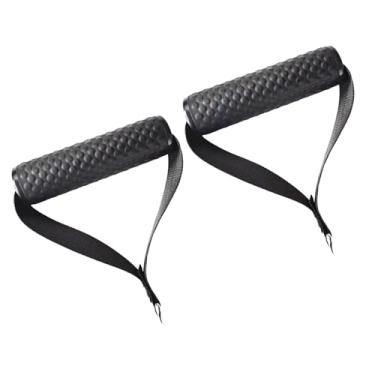 Imagem de Vaveren 2 peças de alças de ginástica, alças de força, antiderrapantes, abdominais, exercícios de resistência, treinamento, barra universal de pressão de