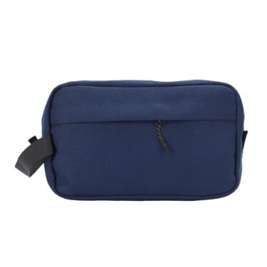 Imagem de SUNGOOYUE Bolsa de Higiene Pessoal Suspensa Masculina, Organizador de Armazenamento de Viagem à Prova D'água Requintado, Bolsa de Higiene Pessoal de Nylon Com Bolso Com Zíper para Barbear e Produtos