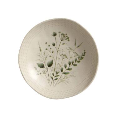 Imagem de Prato Fundo Em Cerâmica Orgânico Ammi 21,2cm Porto Brasil
