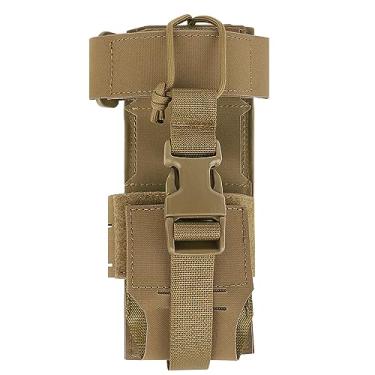 Imagem de Molle Raido Bolsa tática para Rádio Coldre Bolsa Militar Heavy Duty Bolsa para Walkie Talkies Duas Formas de Armazenamento Ajustável Suportes de Nylon