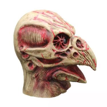 Imagem de Máscara de látex Blood Skull Bird Head para o carnaval de Halloween - 