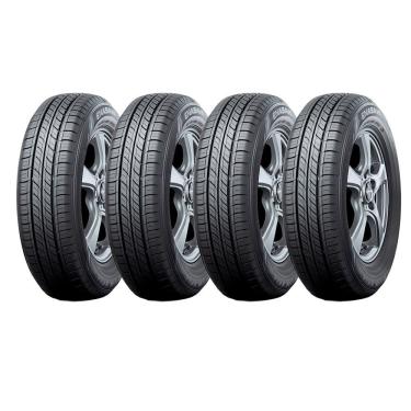 Imagem de Kit 4 Pneus Dunlop 185/55r16 Enasave Ec300+ Preto