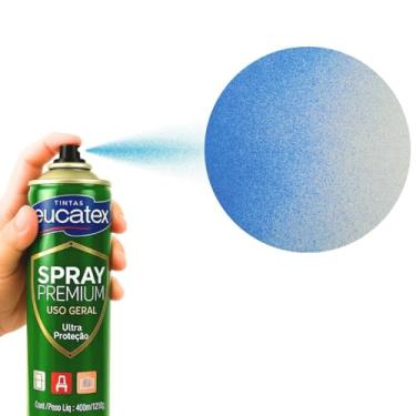 Imagem de 2 Tinta Spray P/Pintar Moveis Metal Plastico Mdf Eucatex (AZUL CLARO)