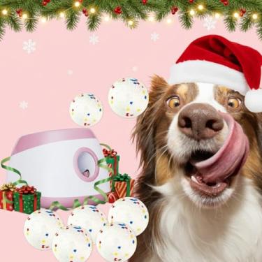 Imagem de Lançador automático de bolas para cães, lançador automático de bolas para cães de médio a grande, máquina de bolas de tênis de controle remoto para cães, brinquedos de estimulação mental para animais