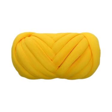Imagem de Fio Grosso Super Bulky De 250g Para Tricô Manual, Crochê, Algodão Maci