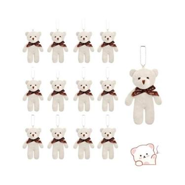 Imagem de Chaveiro Mini Urso De Pelúcia Em Lote 12-120PCS Lembrancinha Para Chá 