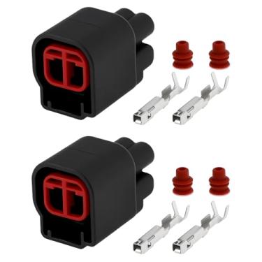 Imagem de OTOTEC 2 peças de conector de chicote de luz de reserva de carro compatível com Ford C-Max 2007-2010 compatível com Focus C-Max 2003-2007