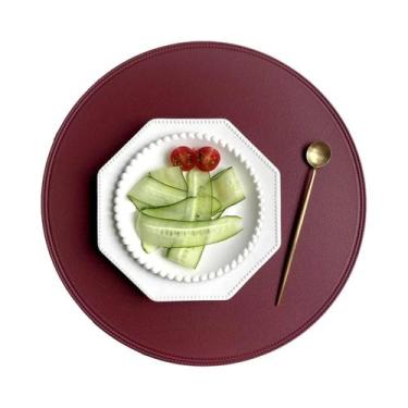 Imagem de Conjunto De Sousplat Redondo De material sintético Luxuoso, 1, 4 Ou 6 