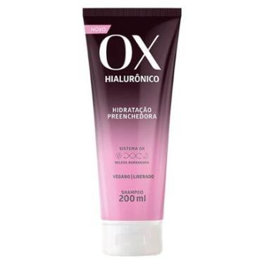 Imagem de OX Cosmeticos Hialurônico Hidratação Preenchedora Shampoo 200ml-Unissex
