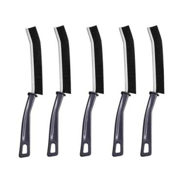 Imagem de Escova De Limpeza De Fissuras De Rejunte Com Cerdas Duras Duráveis Par