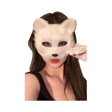 Imagem de Máscara De Rosto De Raposa Sexy Para Halloween, Máscara De Cabelo De G
