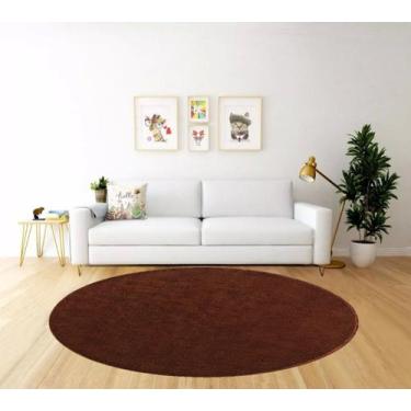 Imagem de Tapete redondo 2,00x2,00 apolo não escorrega moderno lavavel resistent