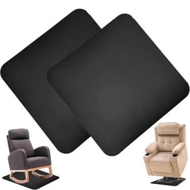 Imagem de Almofadas reclináveis para pisos de madeira, protetores de piso reclináveis para evitar que os móveis deslizem, tapetes reclináveis de cadeiras giratórias para pisos de madeira, prendedores