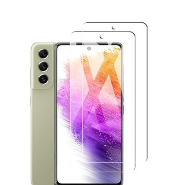 Imagem de Para Samsung Galaxy S21 FE S21FE, Vidro Temperado 2 Pcs Protetor de Tela Filme de Vidro