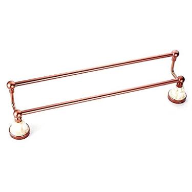 Imagem de HHHJQFAAT Toalheiro, prateleira de toalha de banheiro, cabide de toalha, anel de toalha, toalheiro a/a/banheiro mostrado (mostrado cáqui)