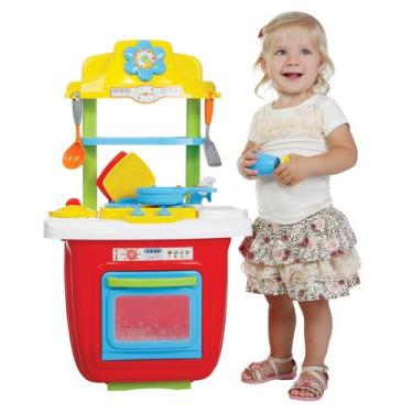 Imagem de Brinquedo Cozinha Infantil Portátil Colorida Maral
