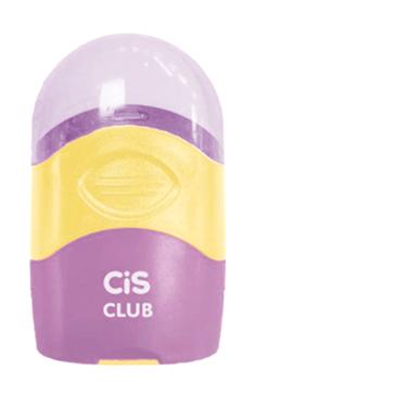 Imagem de APONTADOR C/ DEPOSITO BORRACHA CLUB CIS