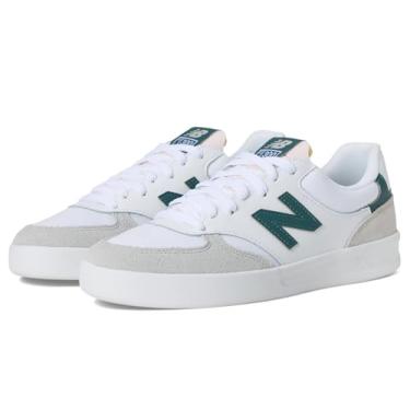 Imagem de New Balance Tênis masculino CT300 V3, Branco/cinza brilhante/novo abeto, 15 Wide