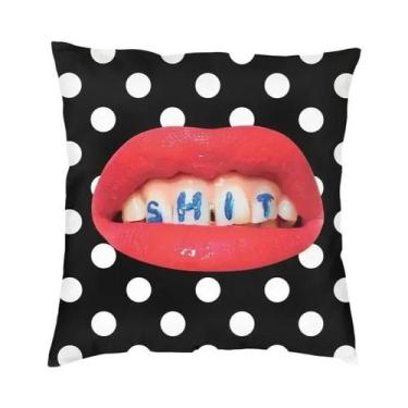 Imagem de Capa De Almofada Quadrada Com Estampa 3D De Natal, Dupla Face, Para De