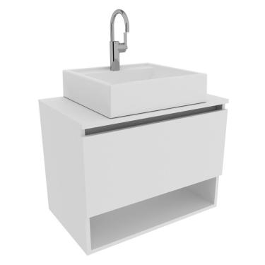 Imagem de Gabinete Suspenso Para Cuba De Banheiro Bn3606 Branco