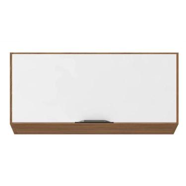 Imagem de Armário Aéreo Geladeira Firenze 1 Porta 70cm - Demóbile Cor Amendola/branco