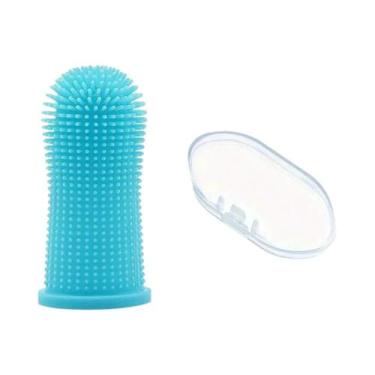 Imagem de Escova De Dentes De Silicone Para Gatos E Cães, Produto De Limpeza Ora