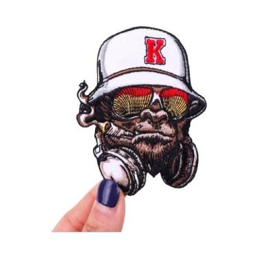 Imagem de Patches Bordados Termocolantes De Música Rock, Desenho Animado, Câmera