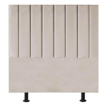 Imagem de Cabeceira De Cama Solteiro Box 100 Cm Karla Suede rosa