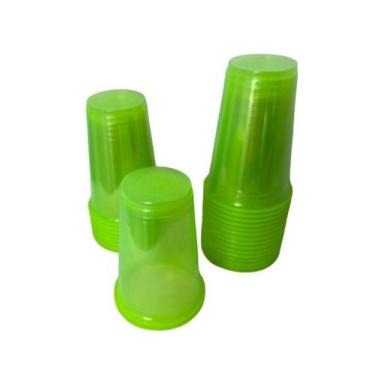 Imagem de Copo Neon Festa Balada Com 600Un Premium Reforçado 300Ml - Trik